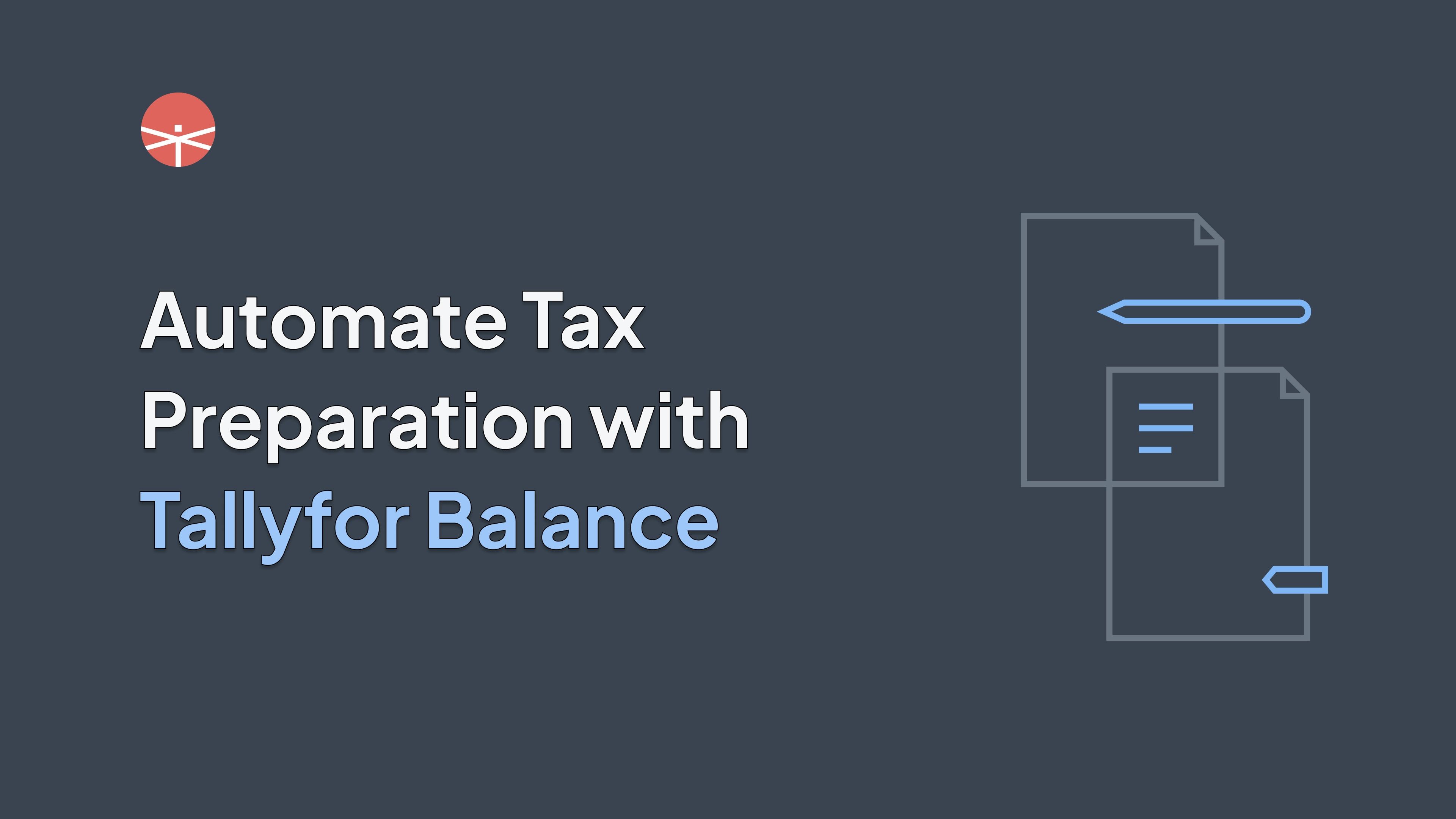 Automate Tax Preparation with Tallyfor Balance webinar card